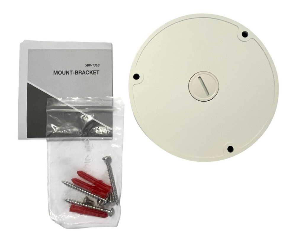 Hanwha Techwin SBV-136B Mounting Box for Network Camera Ivory