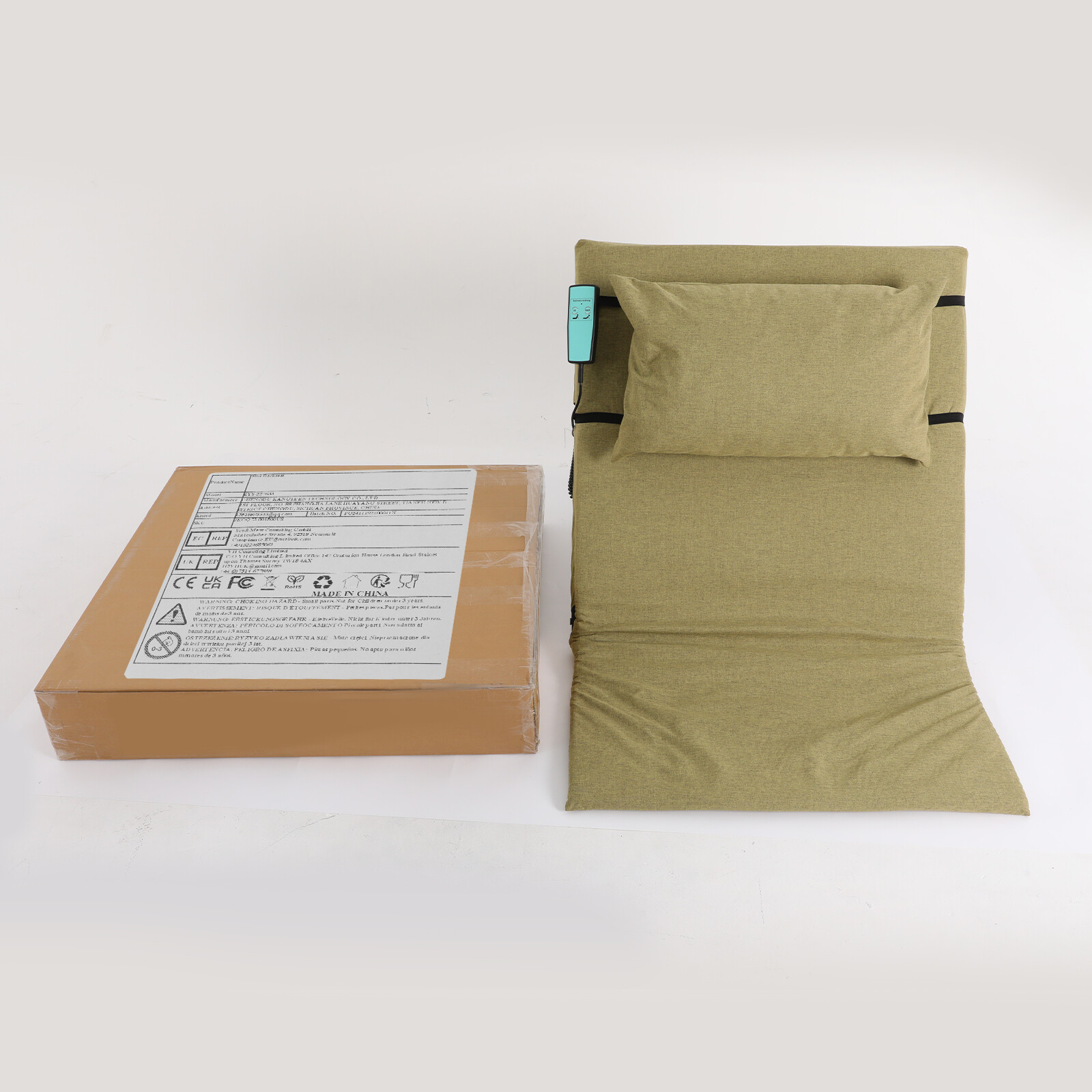 Electric Lifting Mattress Backrest With Remote - Adjustable Comfort Support