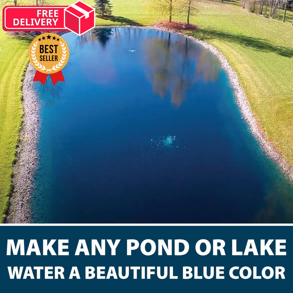 Airmax Nature's Blue Pond Dye 4X - 1 Quart,