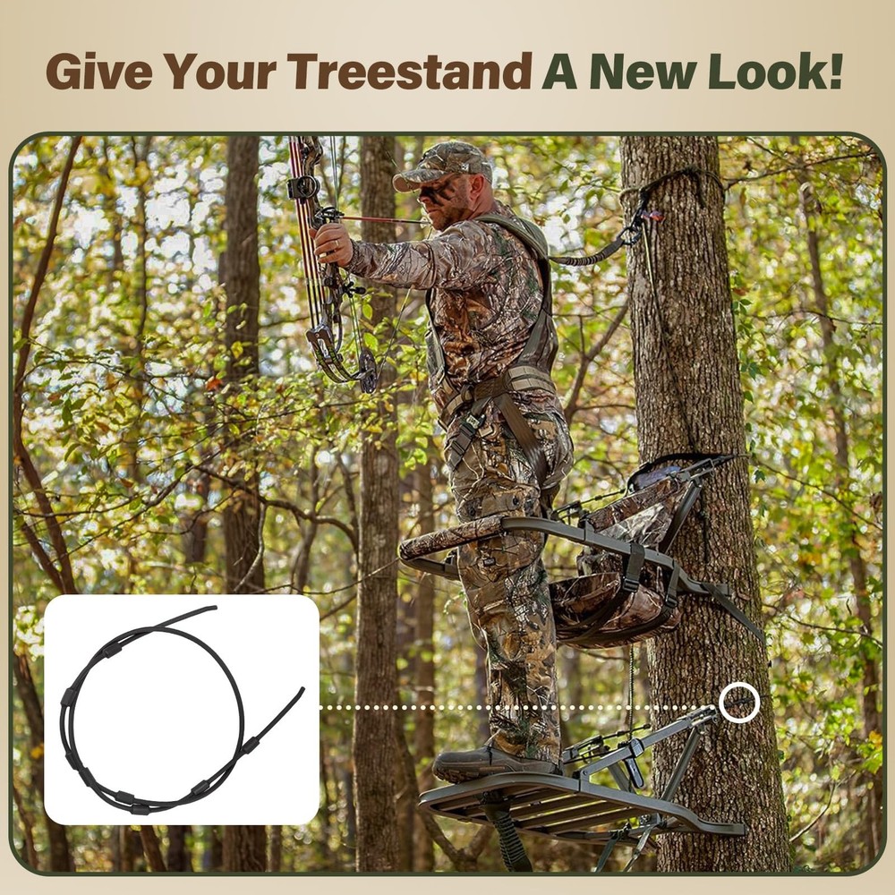 Dimakung Climbing Tree Stand Replacement Cables for Summit Climber, 65" Hang ...