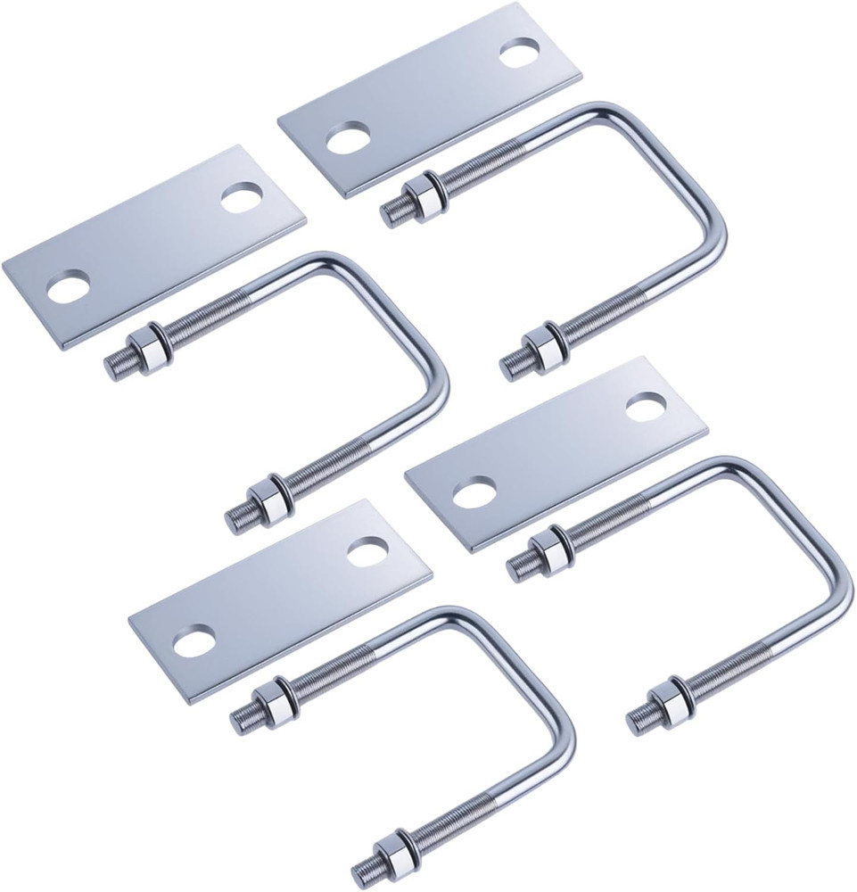 4 Pack Leaf Spring Clamp Kit with 3" Leaf Spring Clamps for Truck,Locks Leaf Spr