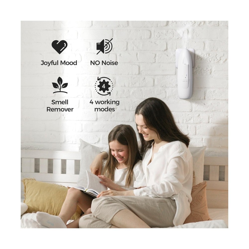 Smart Plug-in Waterless Essential Oil Diffuser -100ml, Range Nano Mist Techno...