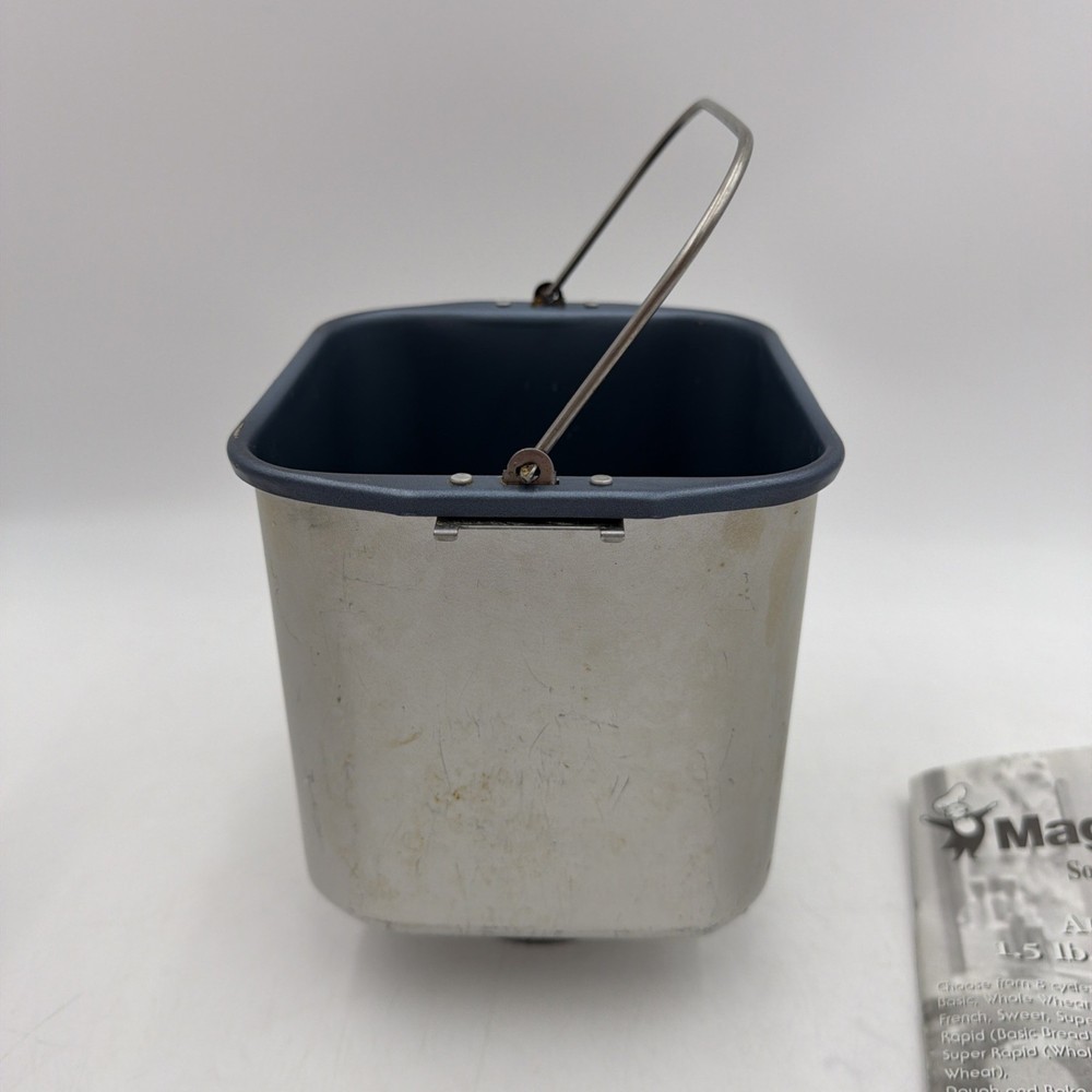 Magic Chef Bread Maker Machine CBM-310 Baking Pan w/ Paddle + Manual Replacement