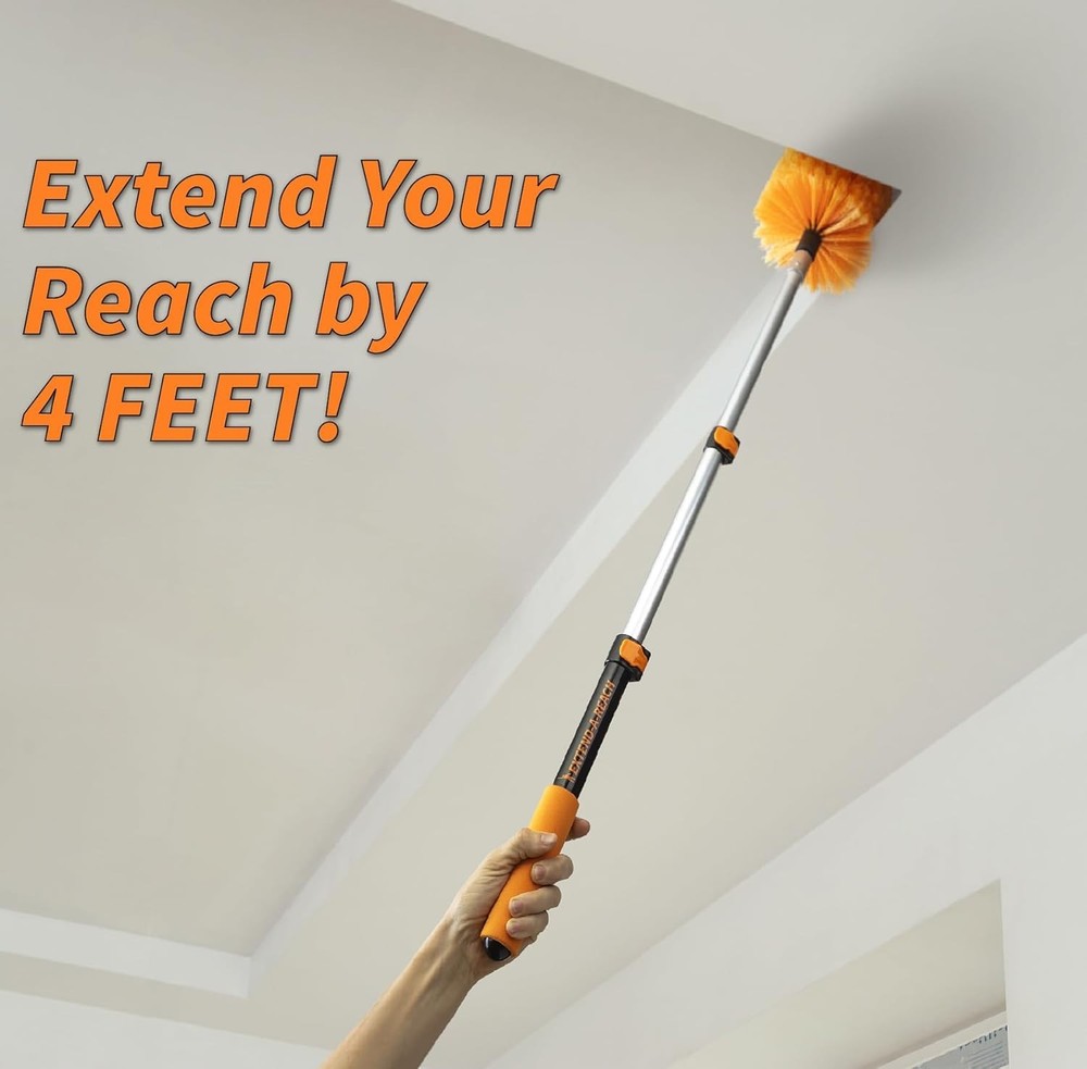 Lightweight & Durable Telescoping Extension Pole for Effortless Window Cleaning