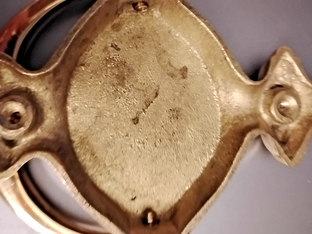 Shiny Brass Traditional Door Knocker Engravable