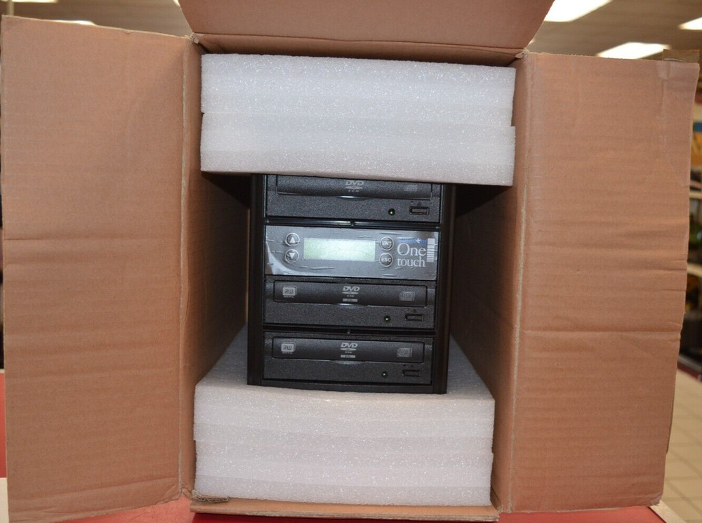 Kingdom One Touch 2 Copy DVD/CD Duplicator | High-Speed