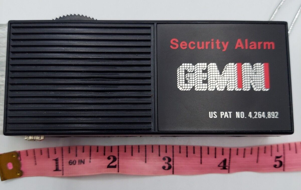 VINTAGE NEW! GEMINI SECURITY ALARM
