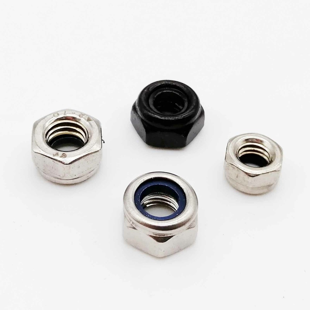 M2 M2.5 M3 M4-M16 Hex Hexagon Nylon Insert Lock Nut Self–locking Nylock Locknut