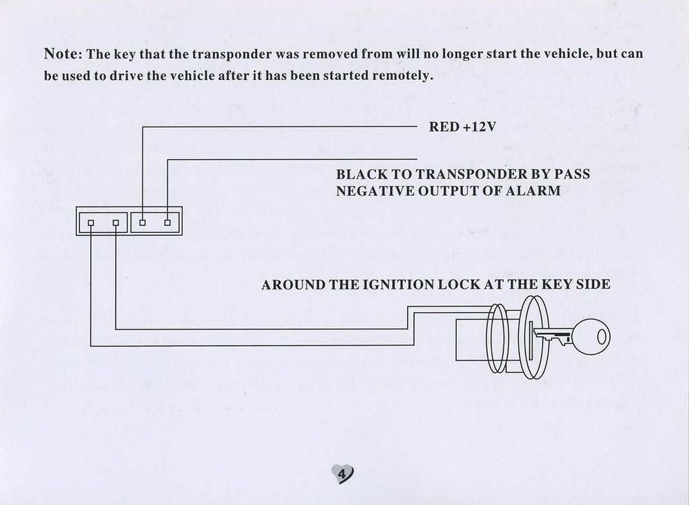 Car Immobilizer Transponder Bypass Module for Chip Key, Spare Chip Key Required
