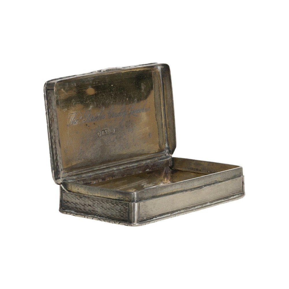 Ladies Sterling Silver Vanity Snuff Box