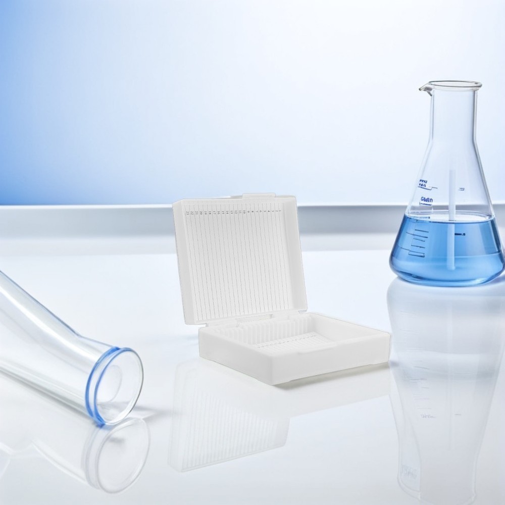 Microscope Accessories Plastic Slide Container Laboratory Supply