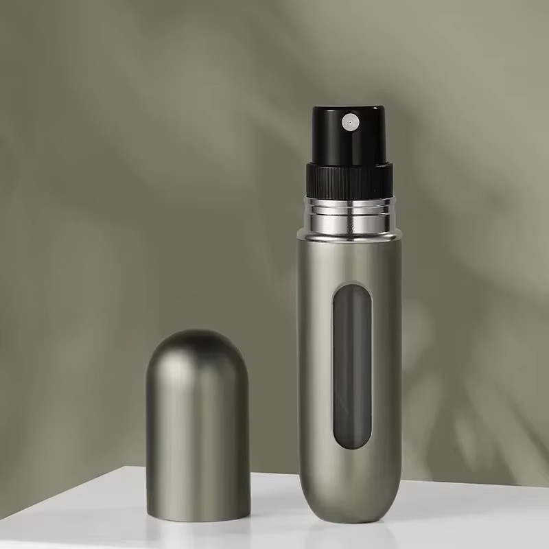 5ml Mini Portable Bottom-Filling Pump Perfume Refillable Spray Bottle Empty Cosm
