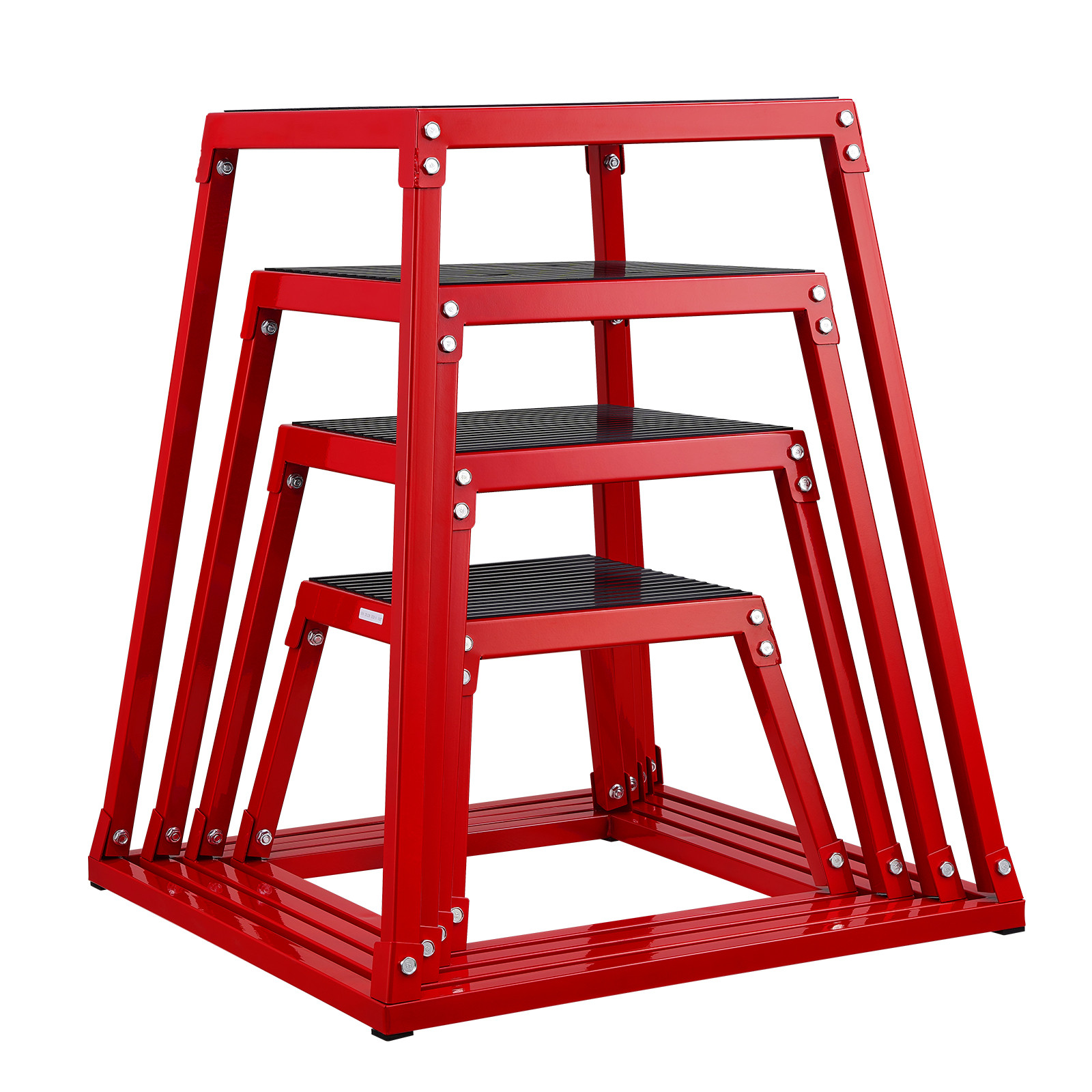 VEVOR 12/18/24/30 Inch Plyometric Jump Box Fitness Exercise Plyo Box Step Cross