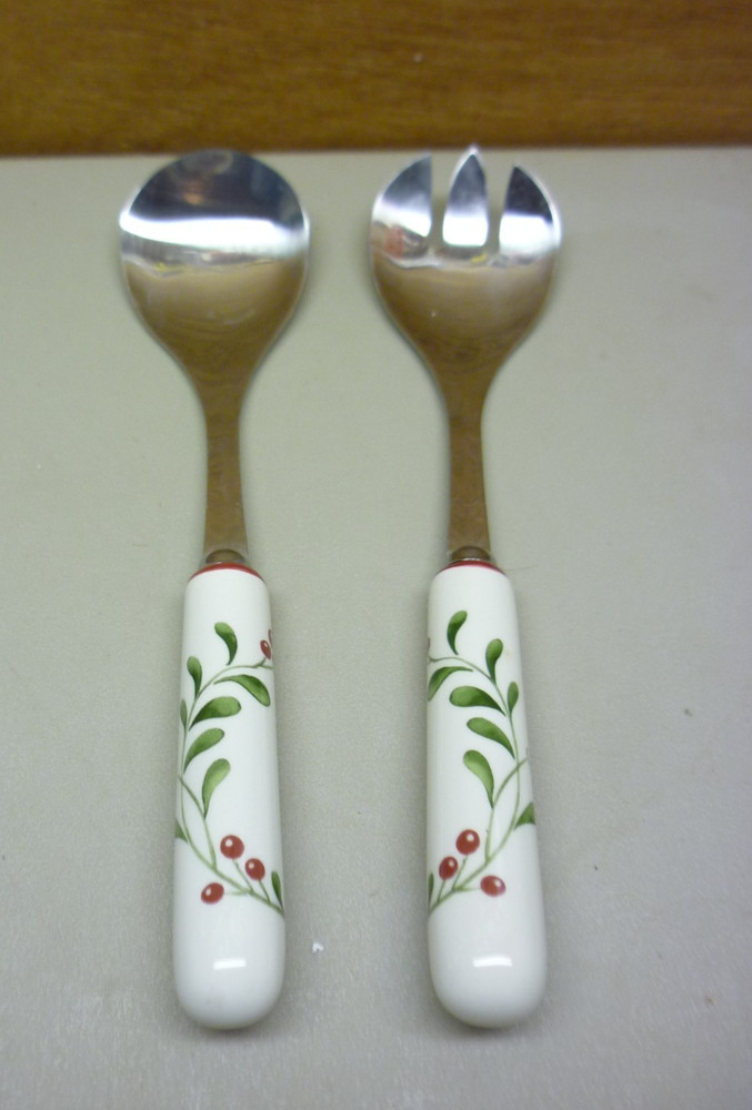Better Homes & Gardens Mistletoe Serving Fork & Spoon