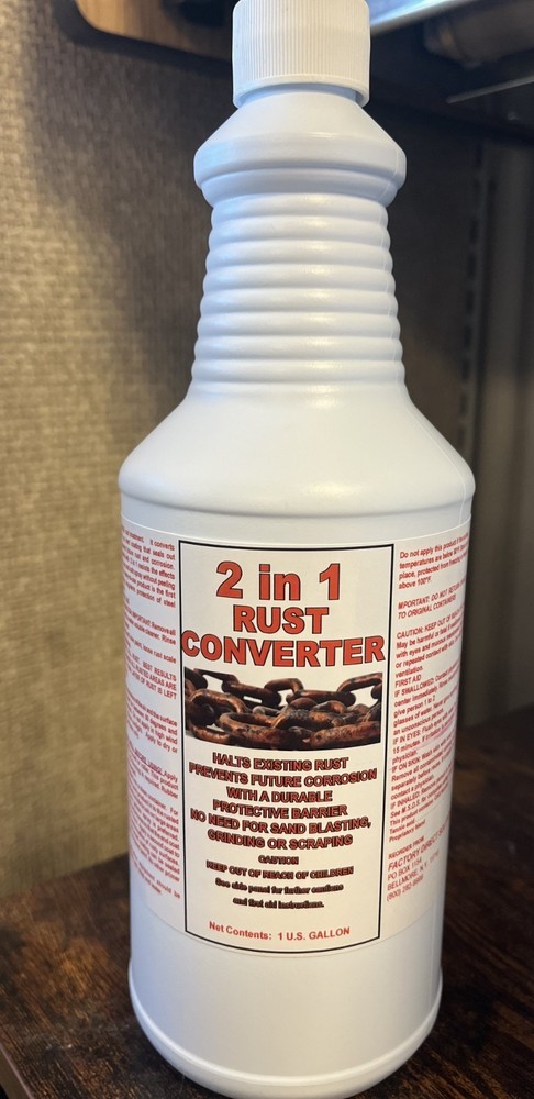 2 in 1 RUST CONVERTER QUART SIZE BOTTLE