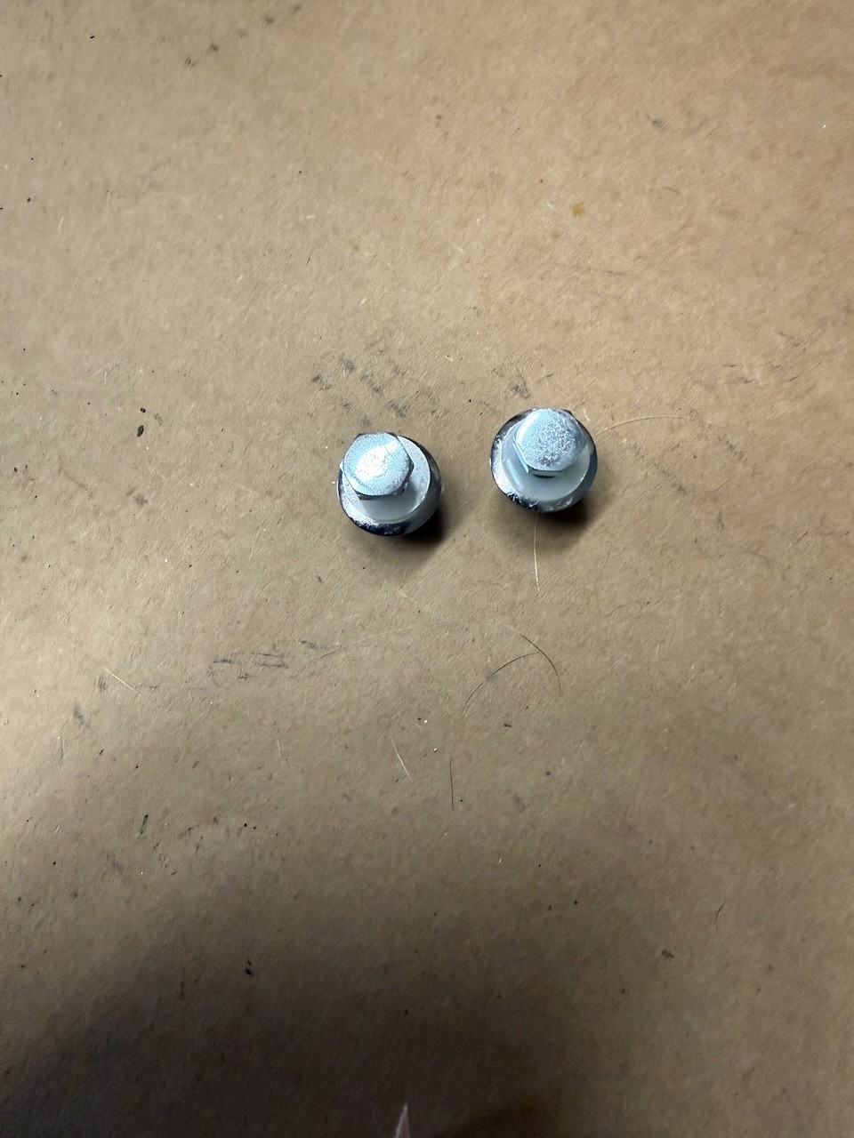 Schwinn Stingray Krate Bicycle Banana Seat Faux Q Bolts Chrome Bezels & Grommets