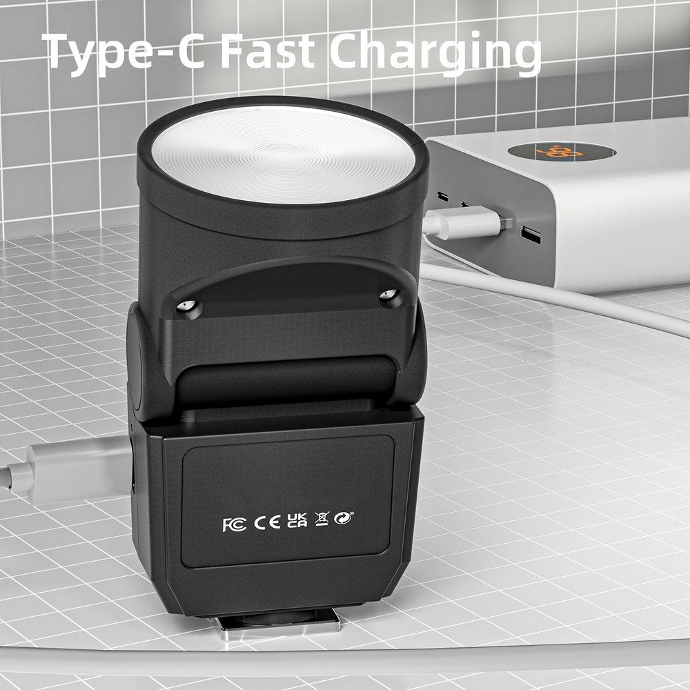 F02 Retro Mini Flash Light Micro Single Camera Portable Photography Fill Light
