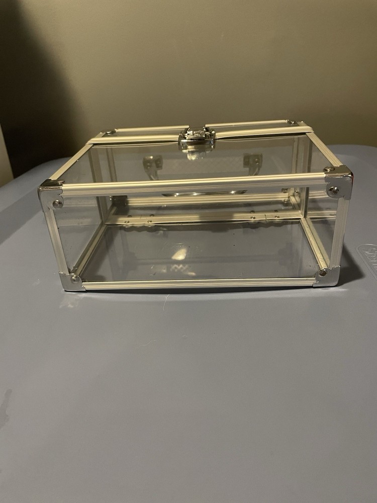 Clear Acrylic Storage Case. 7”x 6” X3”