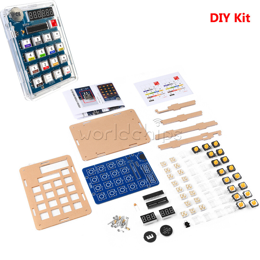 DIY Calculator Electronic Production Kit 51 Microcontroller Welding Exercise New