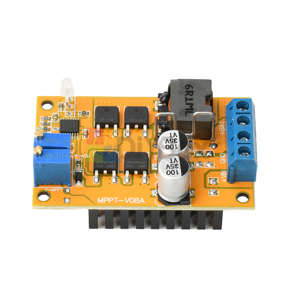 DC 8-28V 5A 100W MPPT Solar Panel Regulator Controller 9V 12V 24V Auto Switch