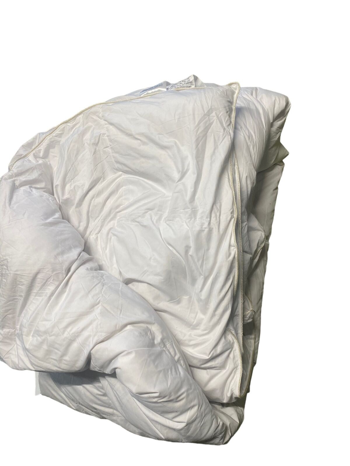 Siberian Goose Down Comforter, 100% Egyptian Cotton White (Size: King /106 x 90)