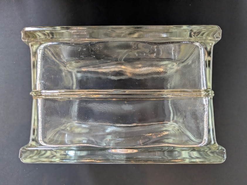 Antique Esso Glass Block Advertising Piggy Bank World's Fair 1939