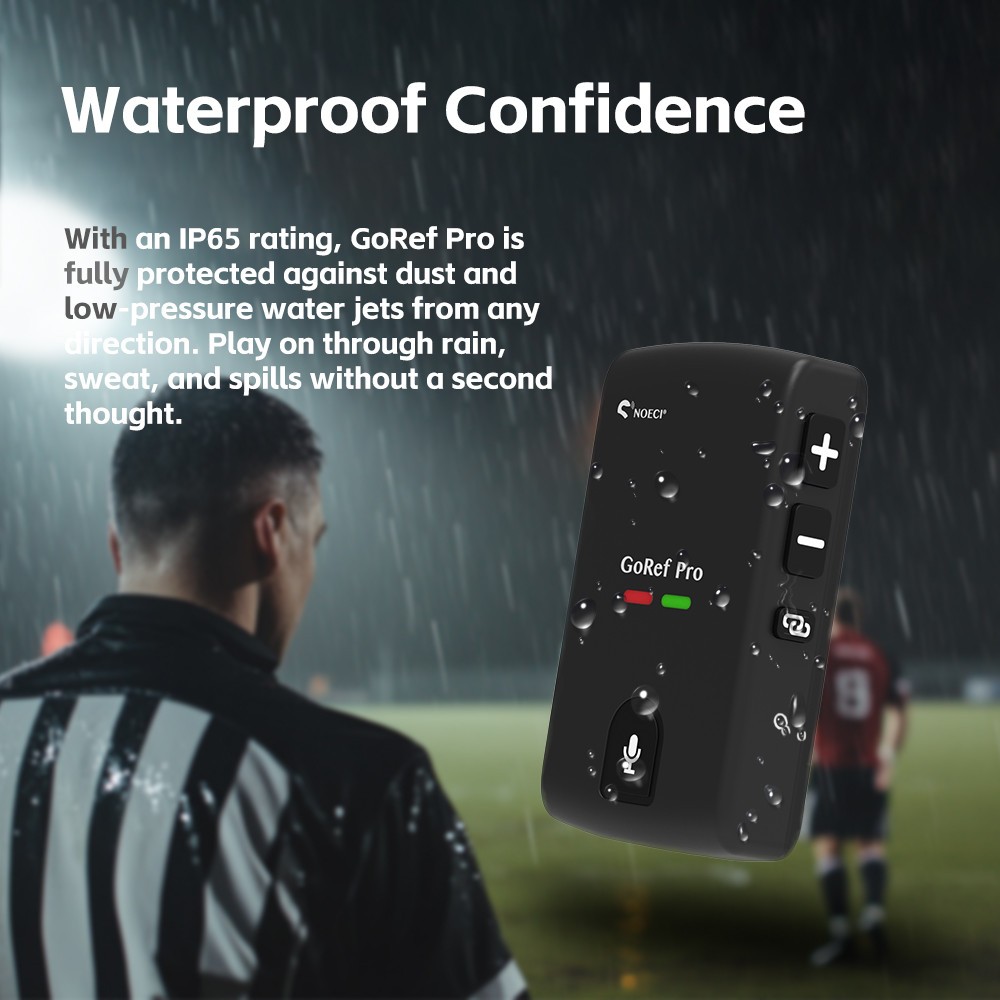 Bluetooth Football Soccer Referee Intercom Interphone Headset Kit for 3 user