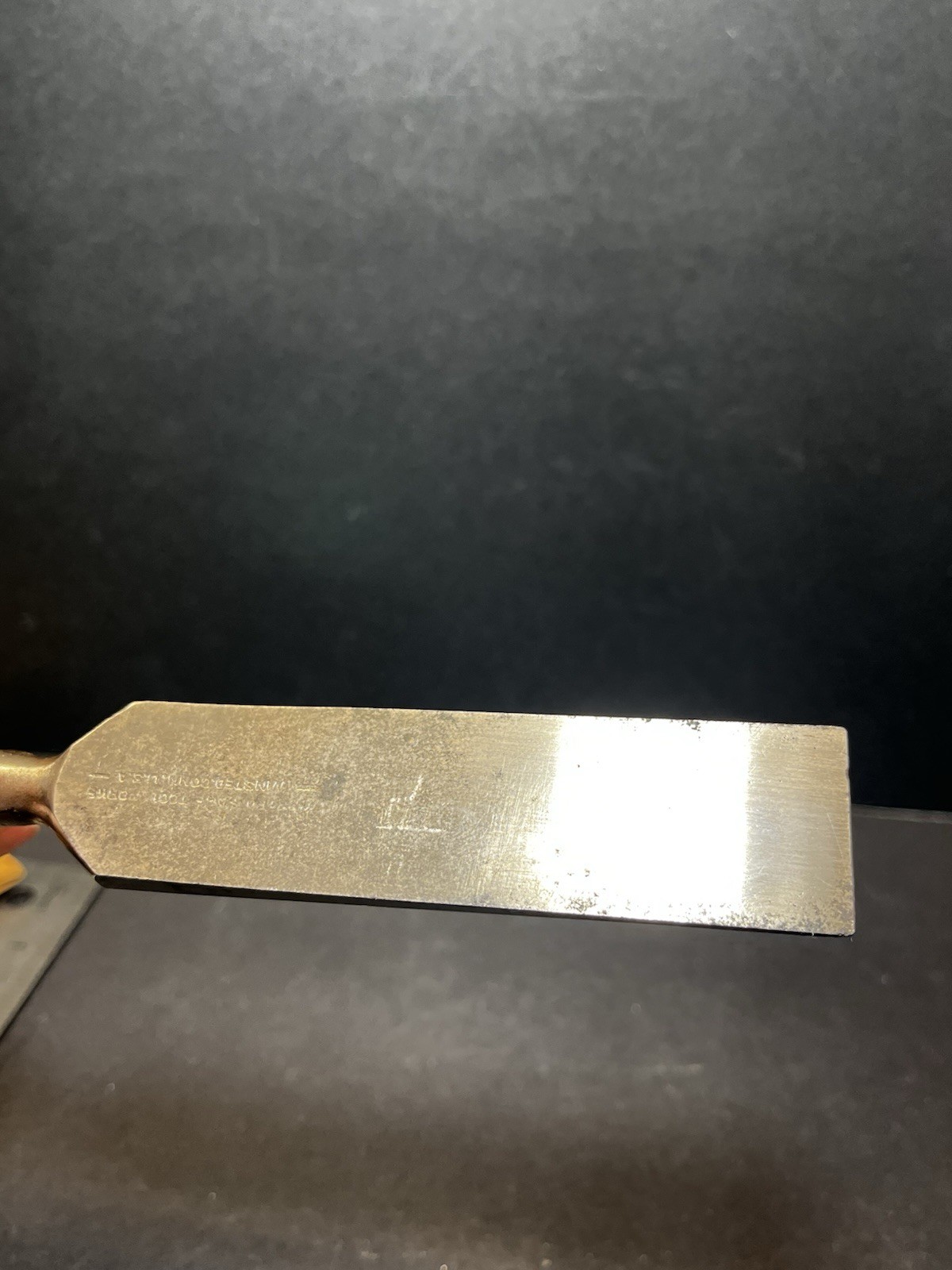 Vintage T.H. Witherby Winstead Edge Works 1" Beveled Edge Socket Chisel - USA