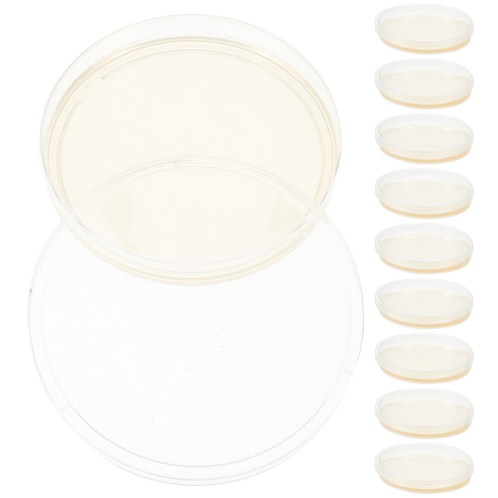 10 Pcs Prepoured Petri Dish Nutrient Agar Plate Extract