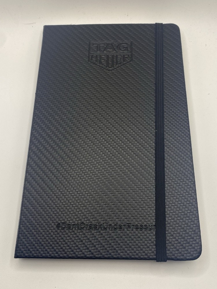 TAG Heuer Notebook - Moleskin “Don’t Crack Under Pressure” Grid Pattern