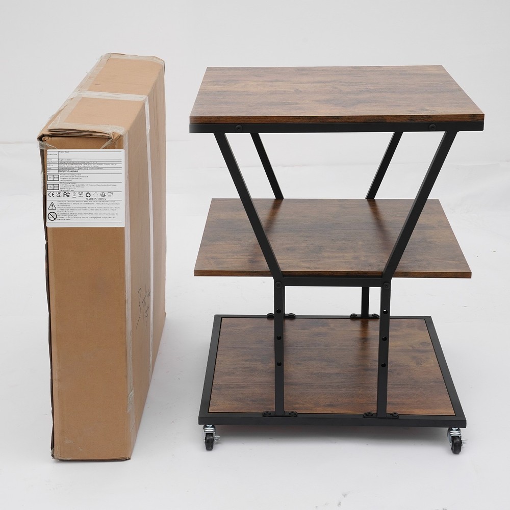 3-Tier Printer Stand Printer Storage Cart Printer Stand for Home/Office