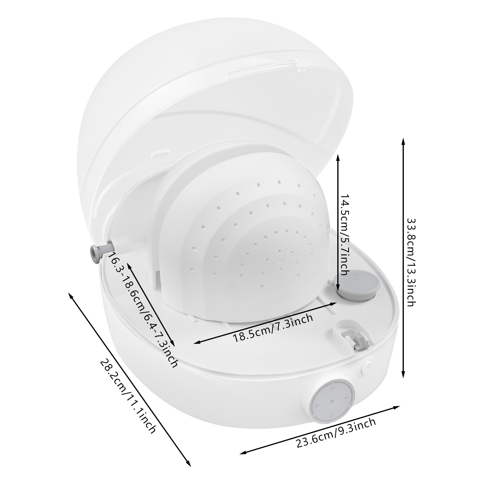 Cap Care Machine for Iron and Dry Restore Misshapen Hat/Cap Natural Shape 1000W