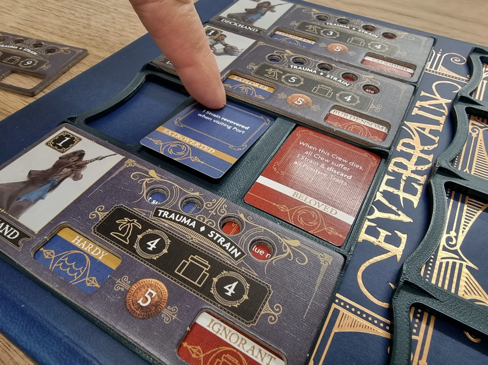 Everrain Board Game - Crew Dashboard