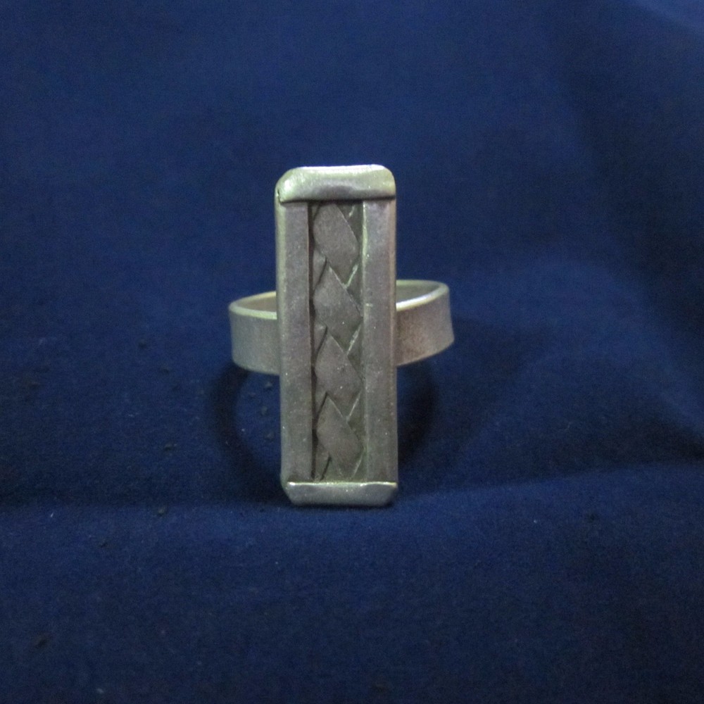 Fine Silver Rings Authentic Ethno Anello Argento Hill Tribe Solid Handcraft56034