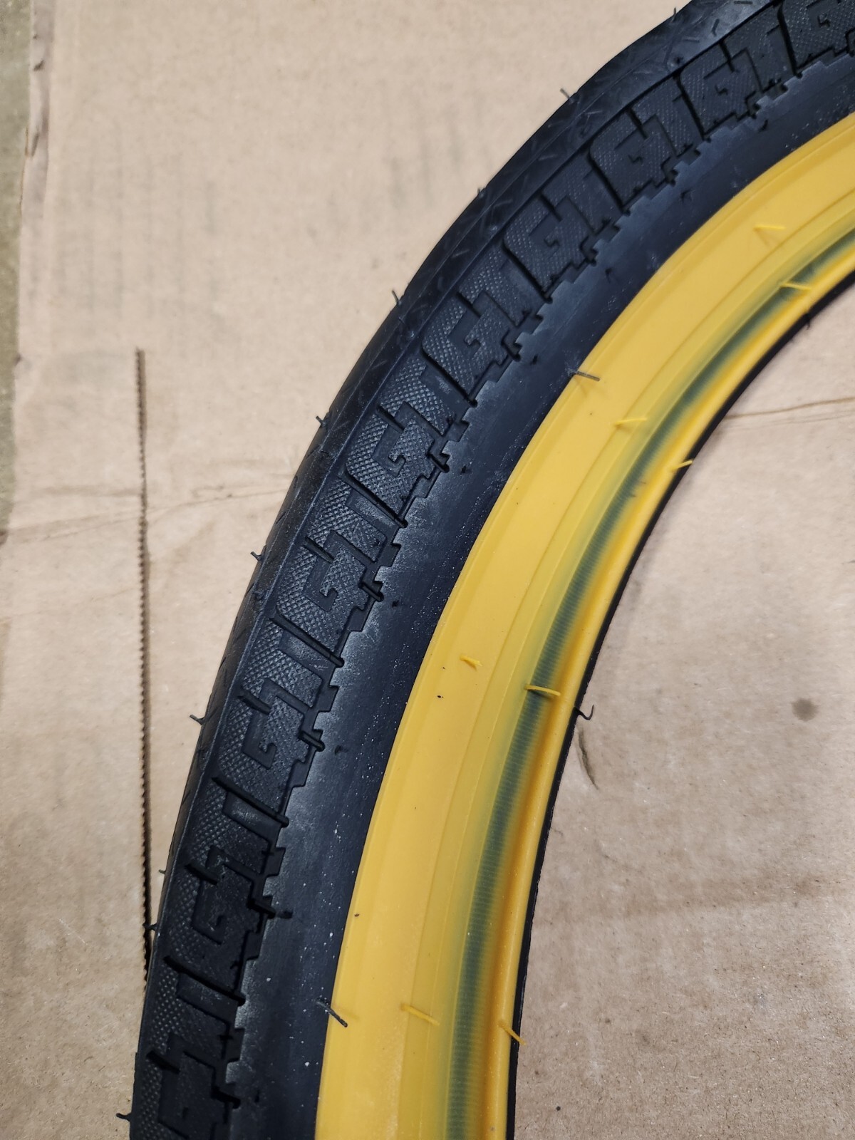 Pair GT LP5 Wing Logo Tread 20x2.20 BMX Bike Tire 110 PSI BLACK GUM Sidewall