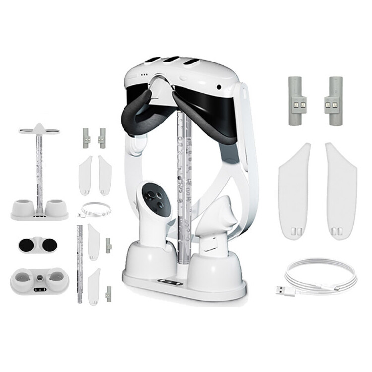 Charging Dock Charger Stand Holder Part For Oculus Quest 3 VR Headset Controller