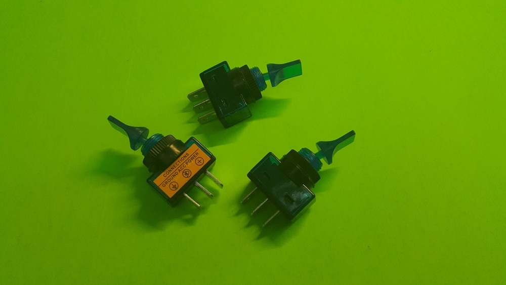 2 PACK - - 12 volt switch - 20A max.