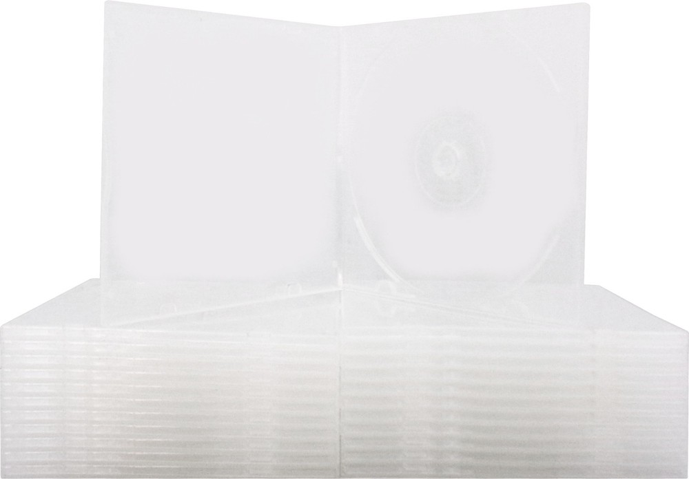 (25) CDBP05CLPR Slim 5mm Clear CD PREMIUM Empty Replacement Cases Boxes Plastic