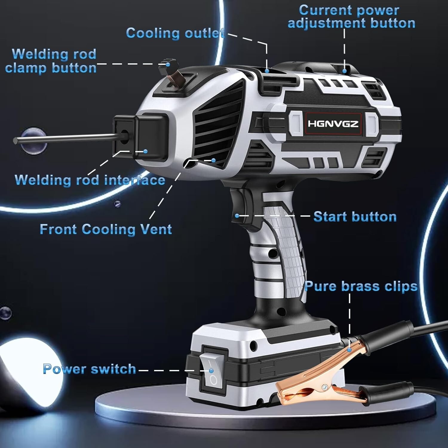Saker Portable Electric Welding Machine,110V Portable Welder Handheld with IG
