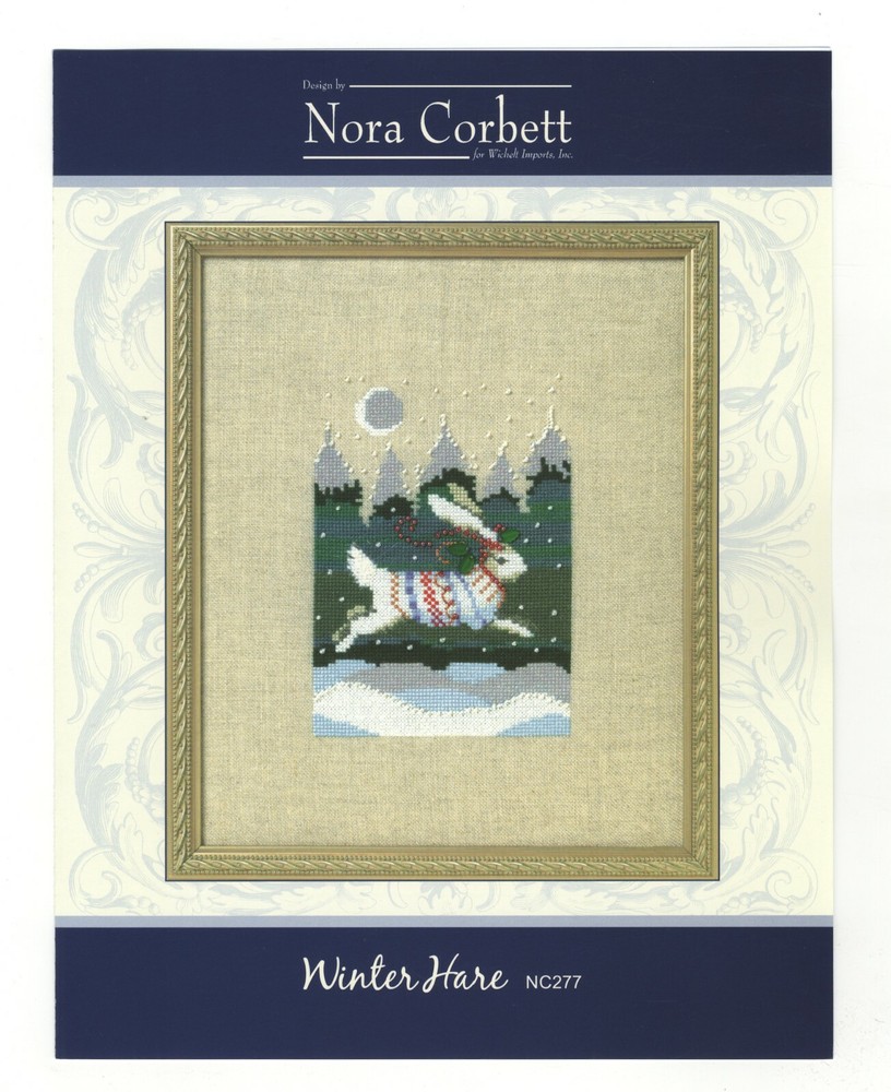 Cross Stitch Chart / Pattern ~ Nora Corbett Winter Hare #NC277