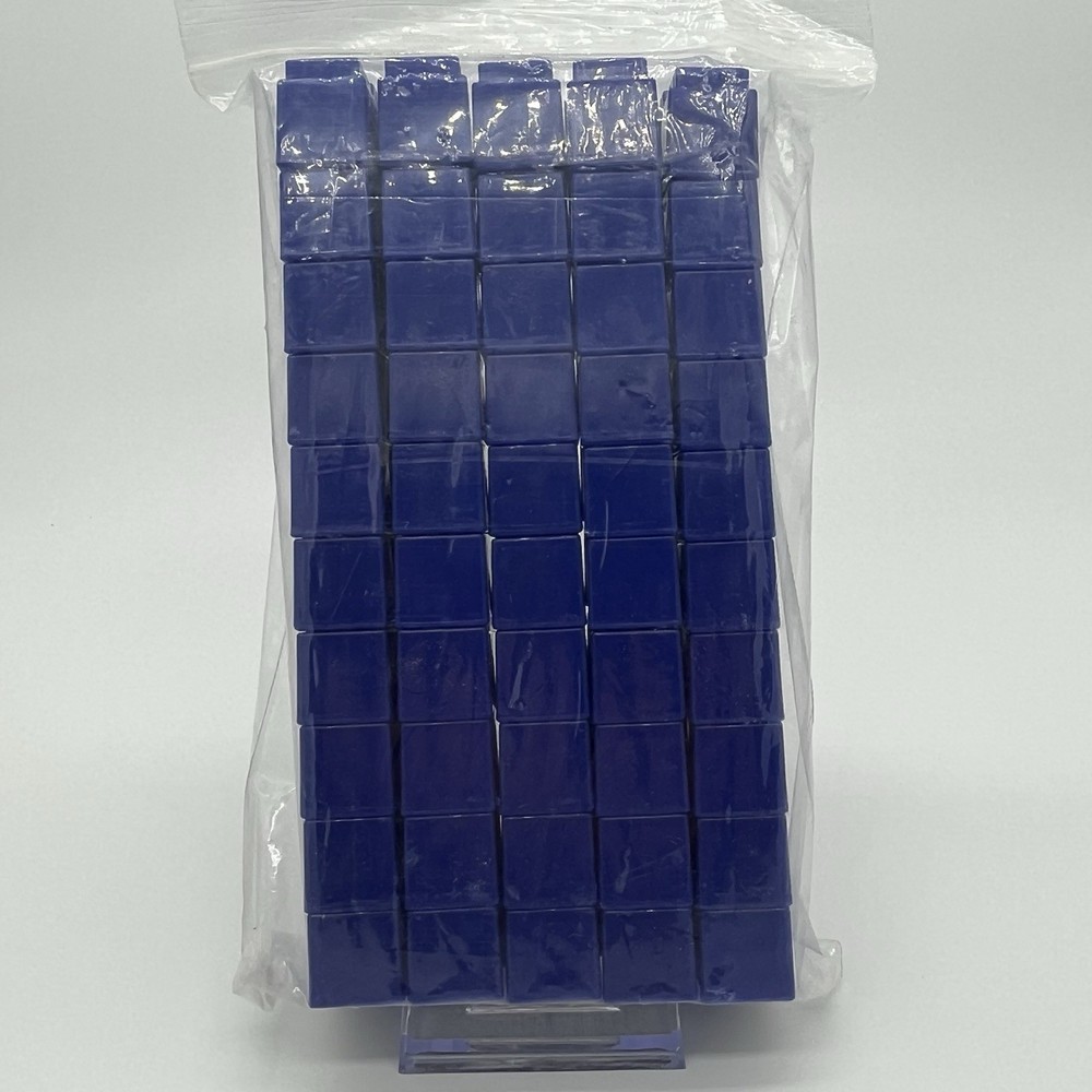 Didax Unifix Cubes Interlocking Counting Cubes 100 Blue Homeschooling Learning