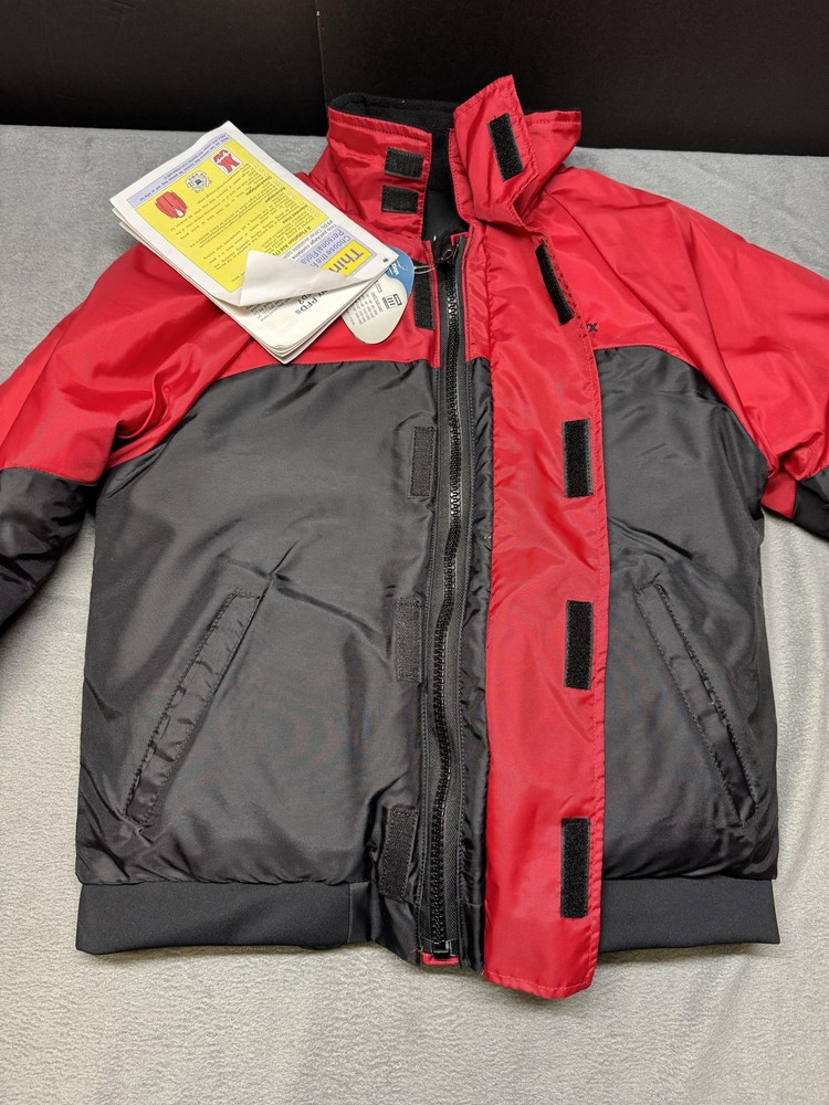 Onyx Flotation Jacket Type III PFD US Coast Guard Approved Medium Red Black