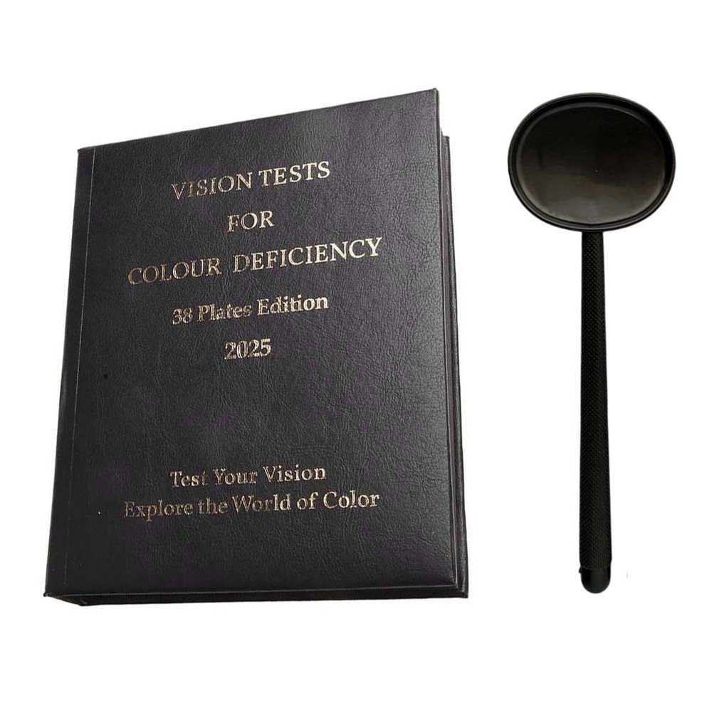 Ishihara Optical Testing Book with Eye Shading Lenses for Professionals