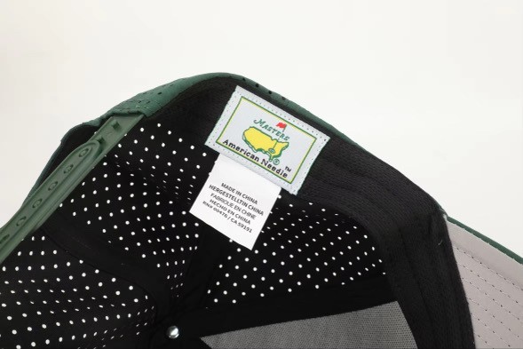 2026 Augusta Masters Tournament Golf Hat Green Hat w/ Perforated Holes