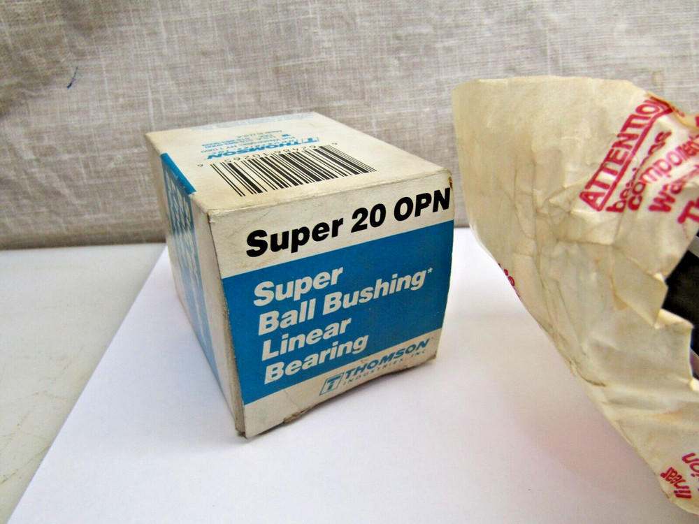 Thomson Super 20OPN Open Linear Bearing Ball Bushing