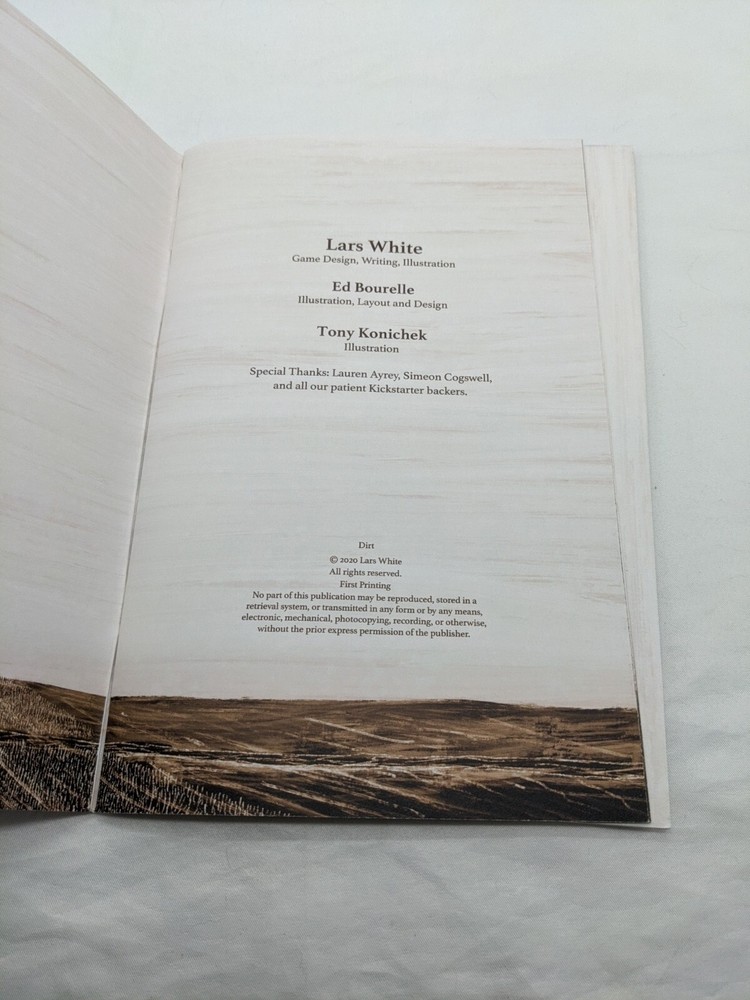 Dirt A Core RPG By Lars White