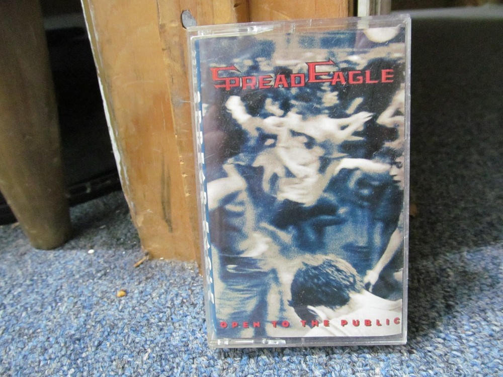 Spread Eagle - Open To The Public Cassette UNTESTED / AS-IS - For Insert & Case