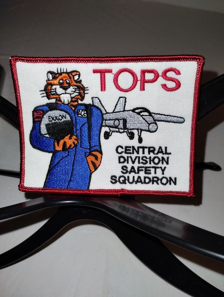 TOPS Exxon Central Division Safety Squadron Ace Patch New