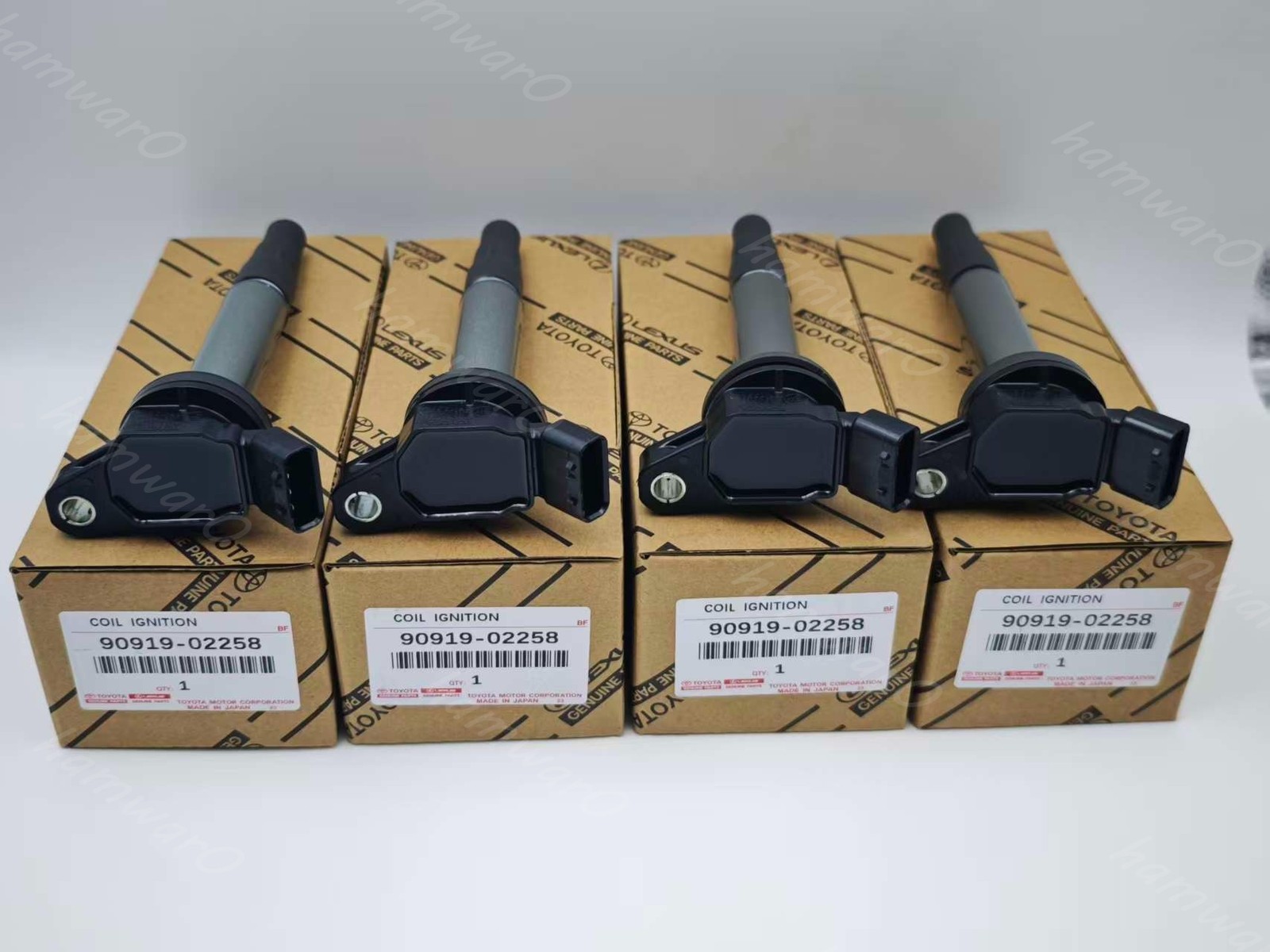 OEM DENSO Ignition Coils For 2008-2015 Toyota & Lexus 1.8L 2.4L I4, 90919-02258