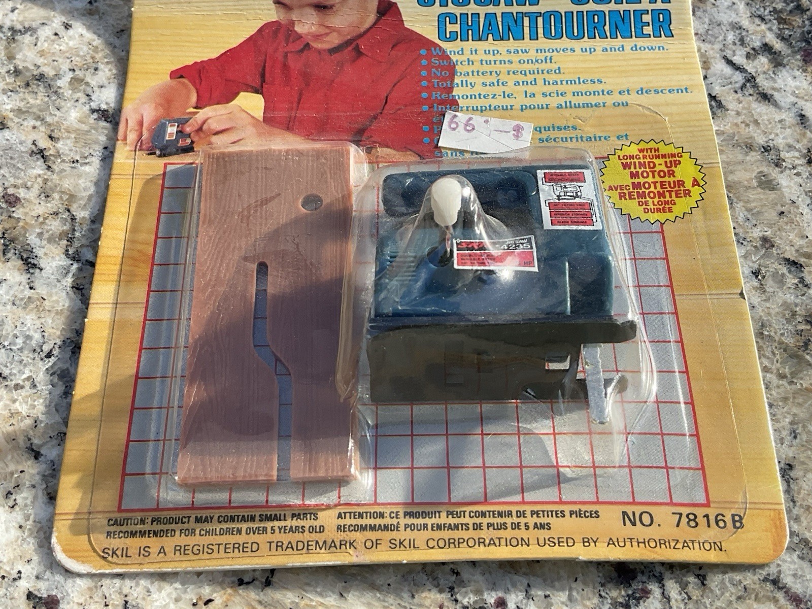 1988 Vintage Wind Up Skil Imperial Mini Power Tools Complete Set Lot Of 4